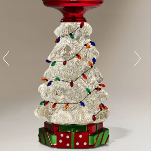 🎄🔴RARE🔴 CHRISTMAS TREE WATER GLOBE PEDESTAL
3-Wick Candle Holder Brand New - Picture 5 of 14